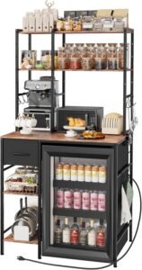 Mini Fridge Stand | Ollieroo Kitchen Organization