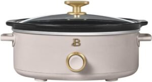 Drew Barrymore Slow Cooker Review – Dip & Serve | Porcini Taupe