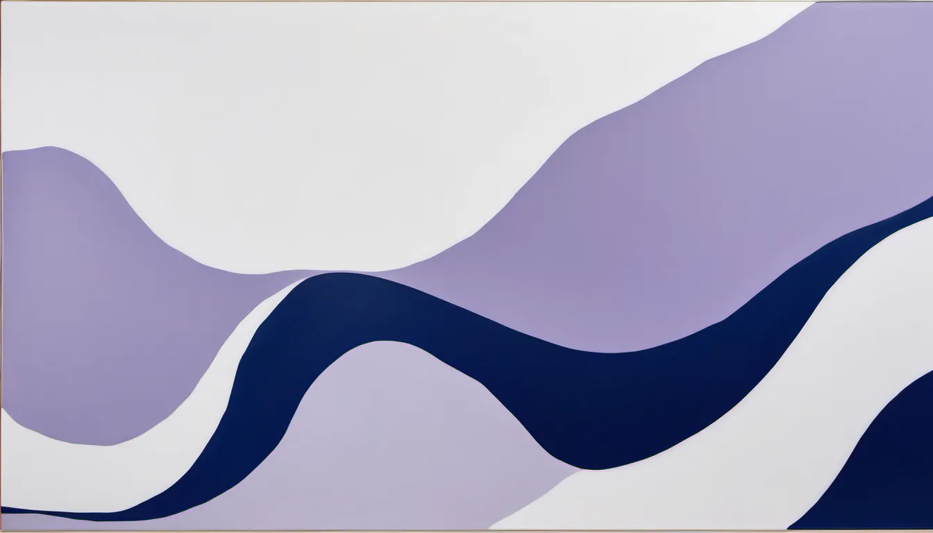Abstract compact draw cell illustration in indigo and pale lavender on white — decorative header for Air Fryer Reviews, from the Spec Sheet